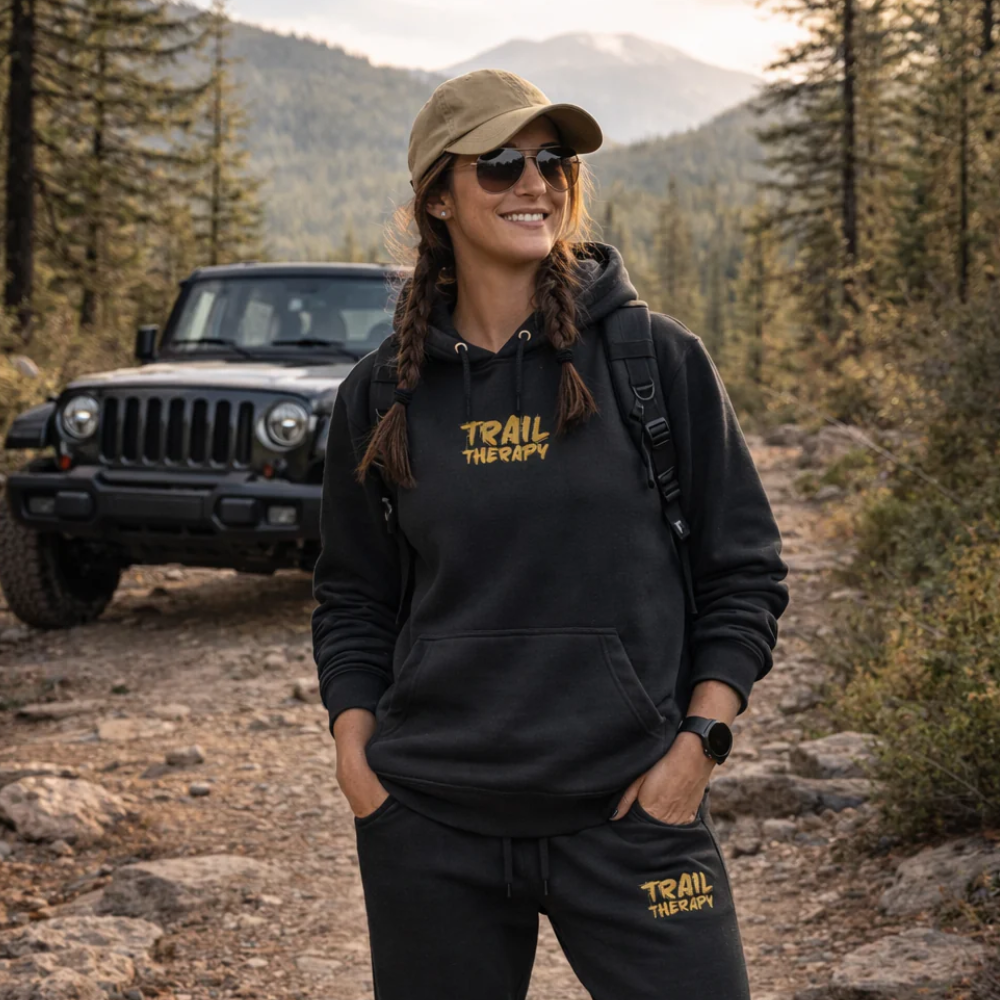 Trail Therapy Hoodie- Embroidered