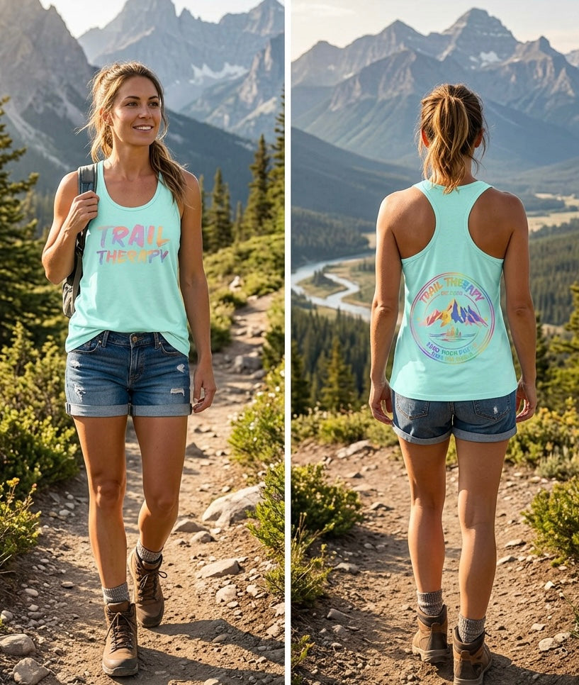 Women’s Racer Tank Top | Trail Therapy