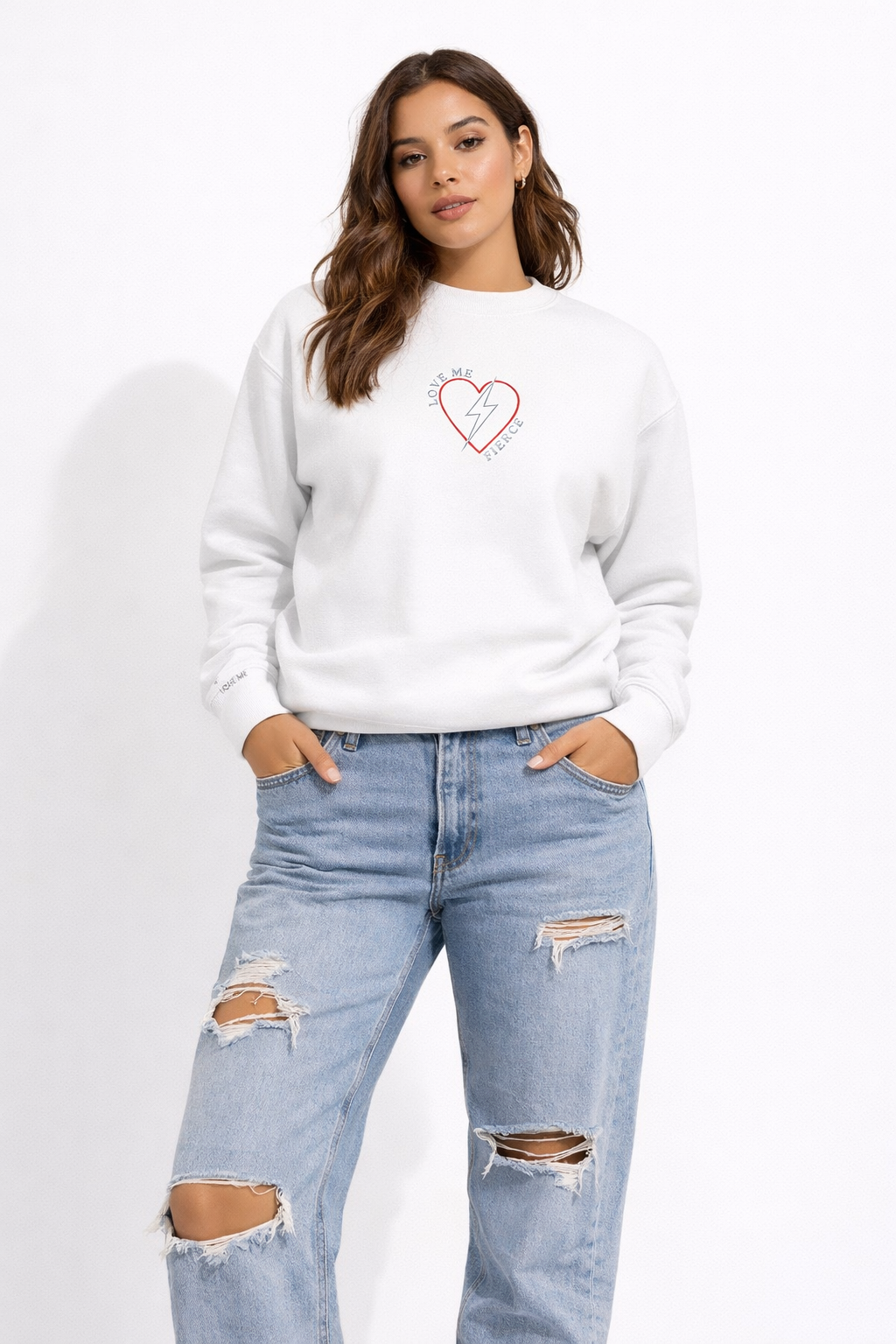 LOVE ME FIERCE SWEATSHIRT- HEAVYWEIGHT