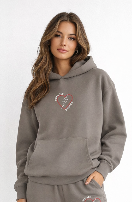 LOVE ME FIERCE OVERSIZED HOODIE
