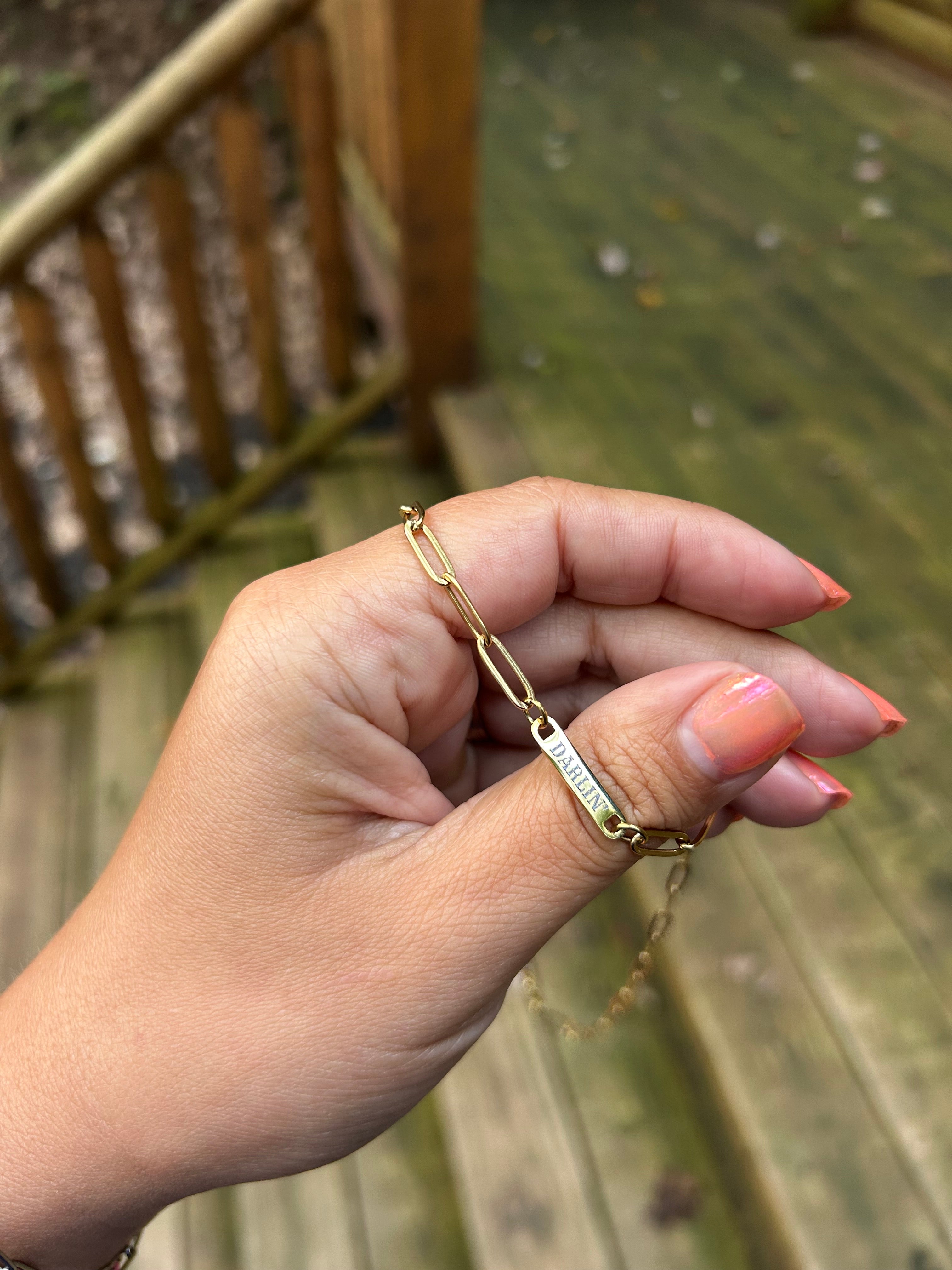 Darlin’ Paperclip Necklace