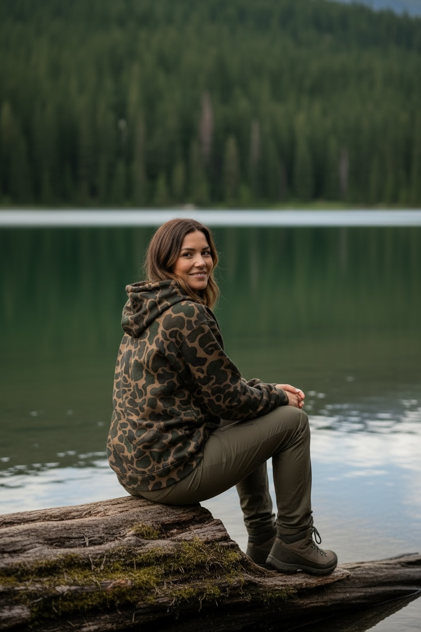 Trail Therapy Hoodie | Duck Camo - Embroidered Heavyweight