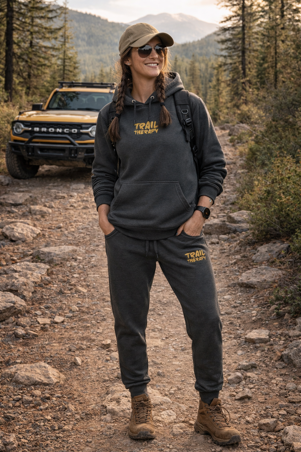Trail Therapy Embroidered Sweat Pants