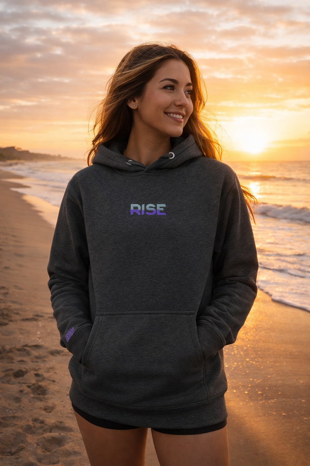 Rise Embroidered Hoody