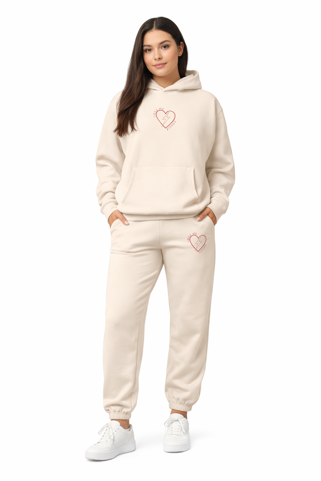 LOVE ME FIERCE SWEATPANTS-HEAVYWEIGHT