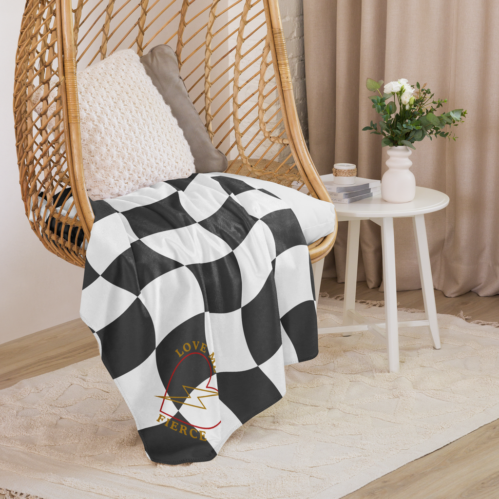 SHERPA BLANKET-CHECKERED