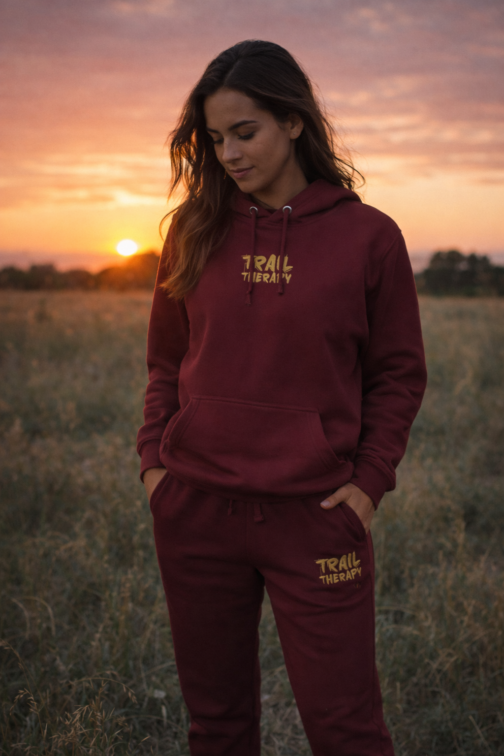 Trail Therapy | Hoodie | Embroidered
