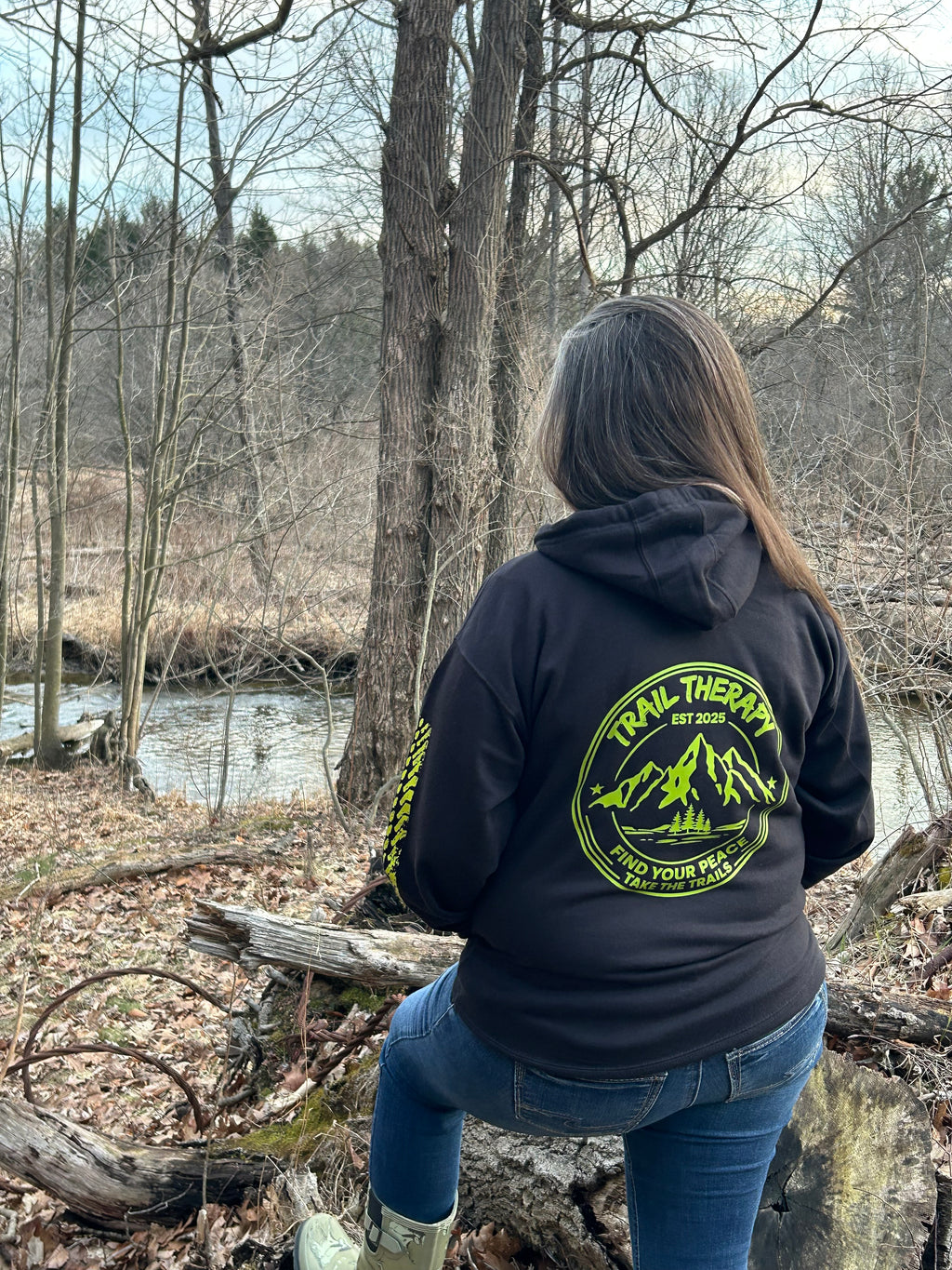 Trail Therapy | Tread Hoodie | Add Custom Name