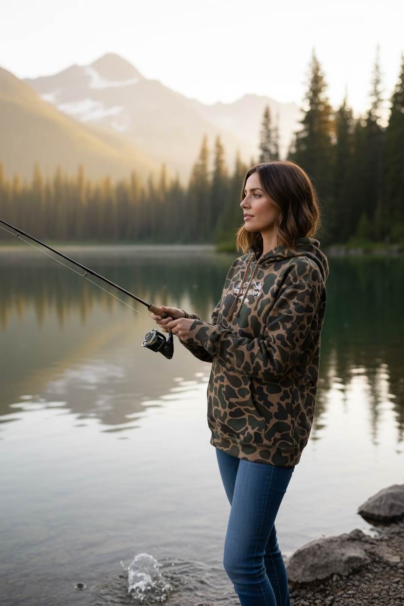 Trail Therapy Hoodie | Duck Camo - Embroidered Heavyweight