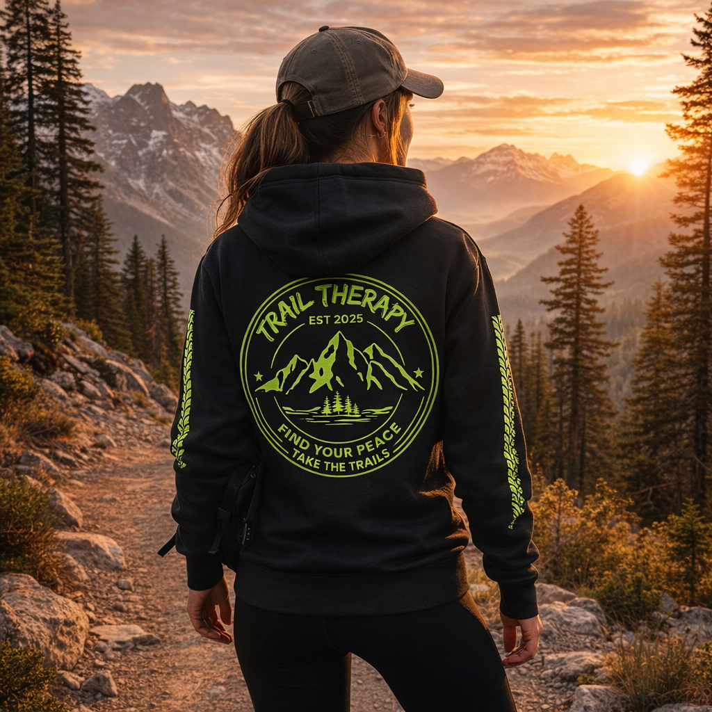 Trail Therapy | Tread Hoodie | Add Custom Name