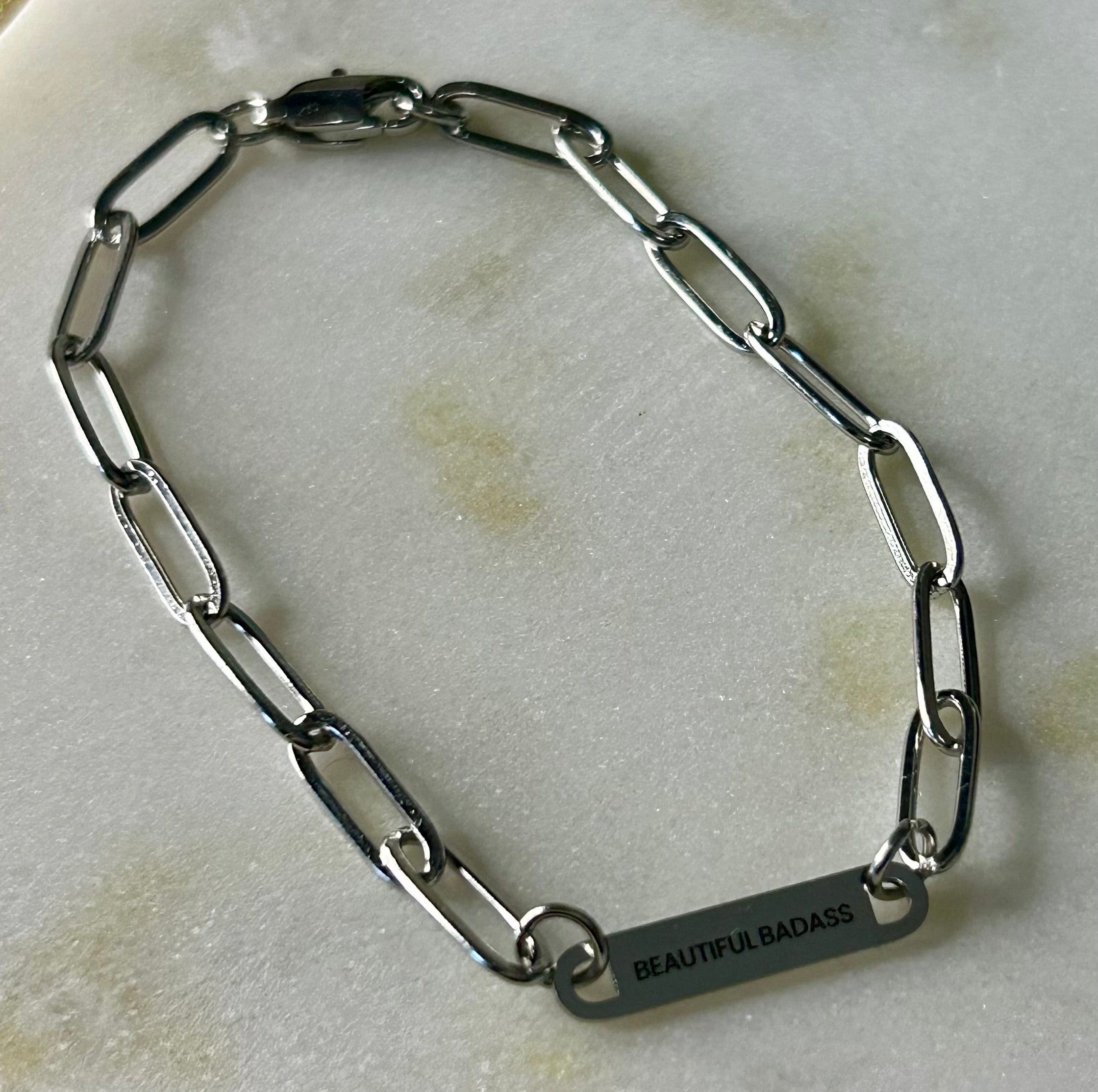 GROW N GLOW PAPERCLIP BRACELET