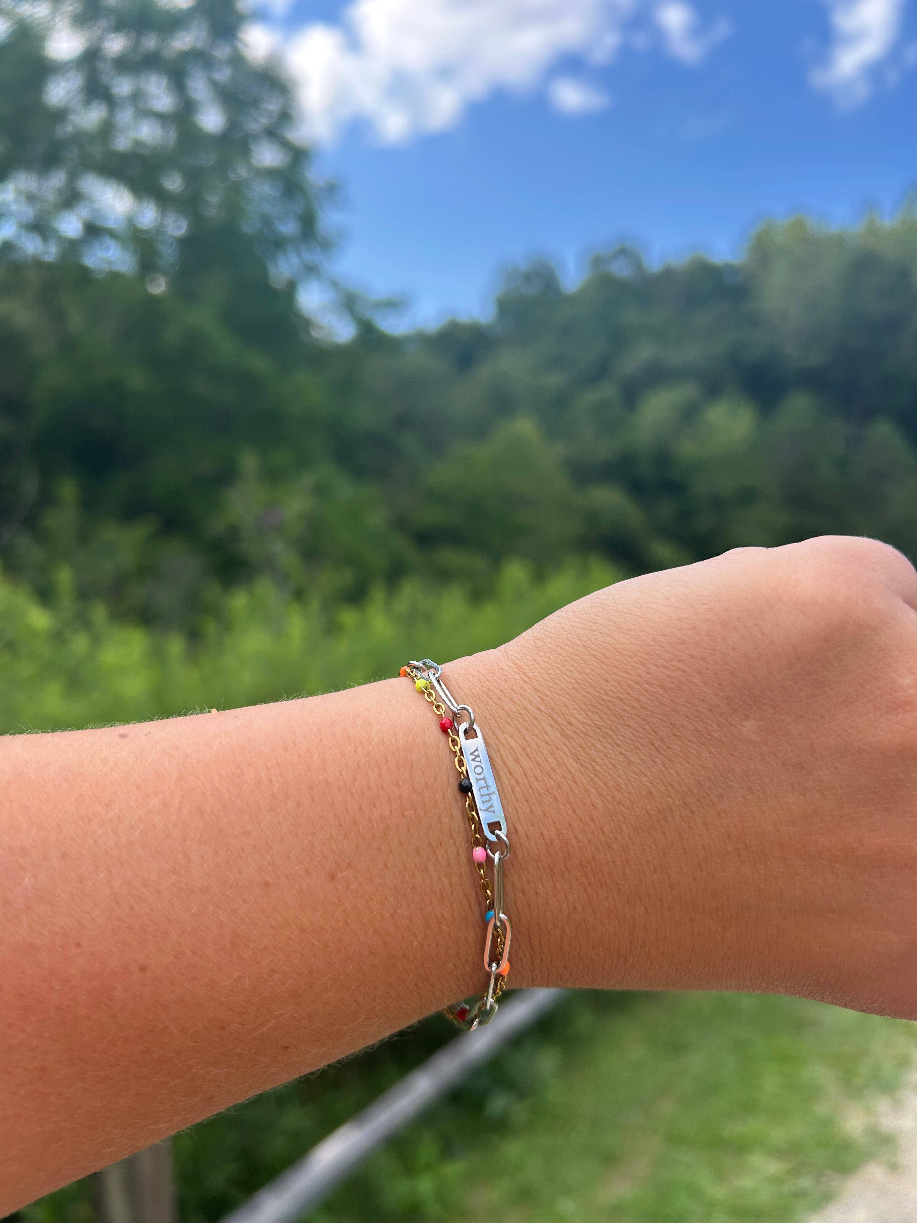 Worthy Paperclip Bracelet