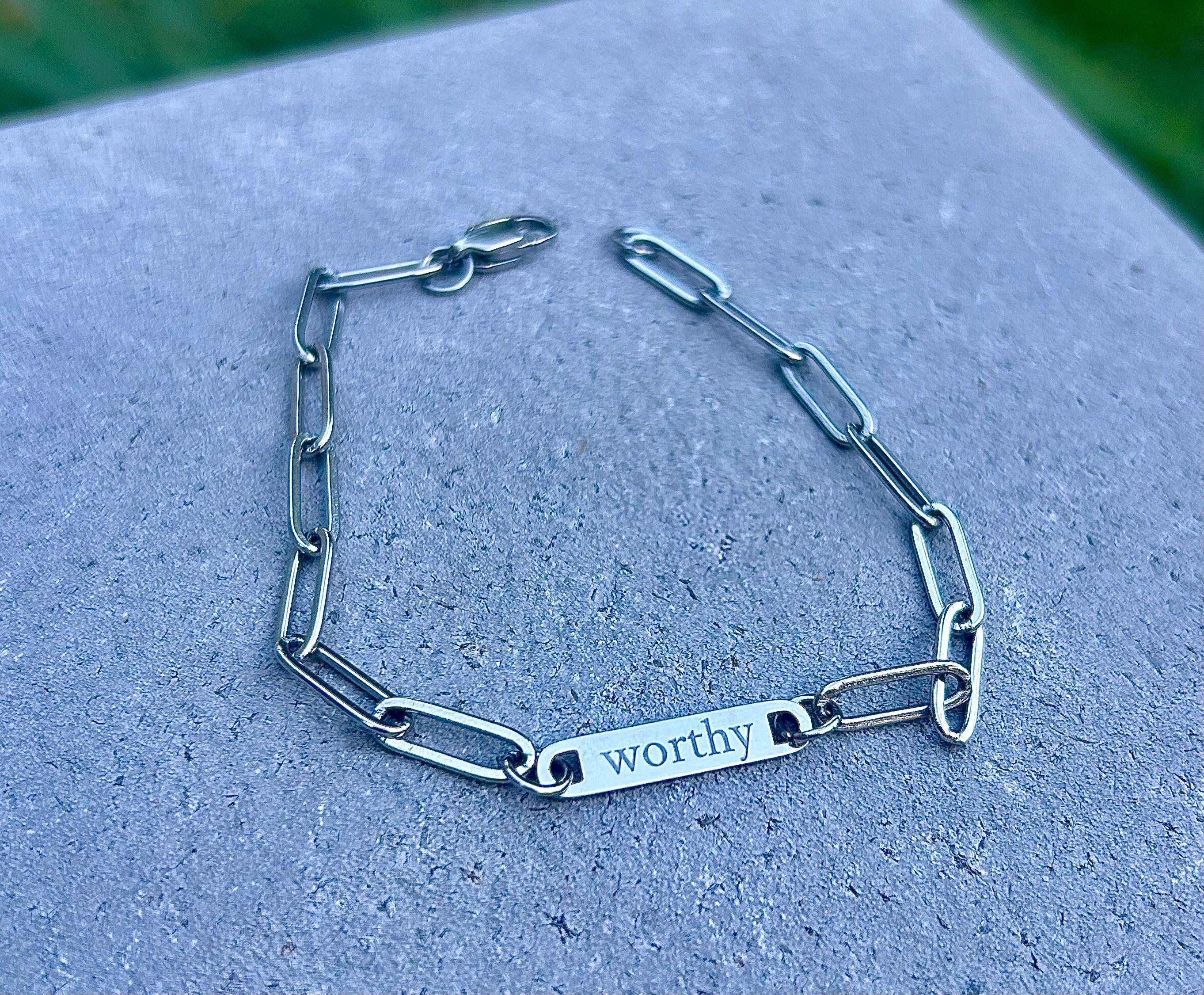 Worthy Paperclip Bracelet