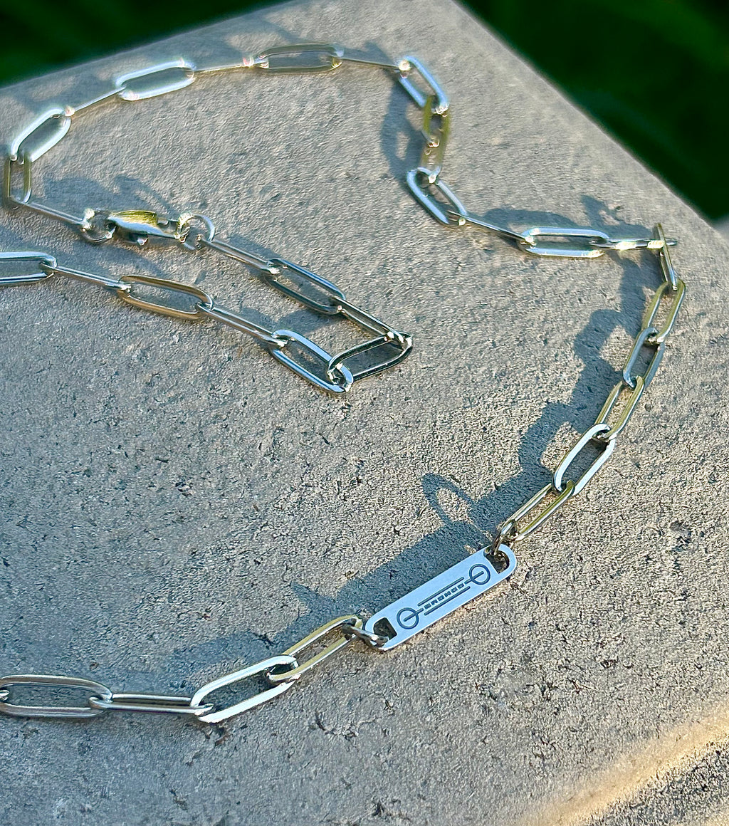 Bronco Paperclip Necklace