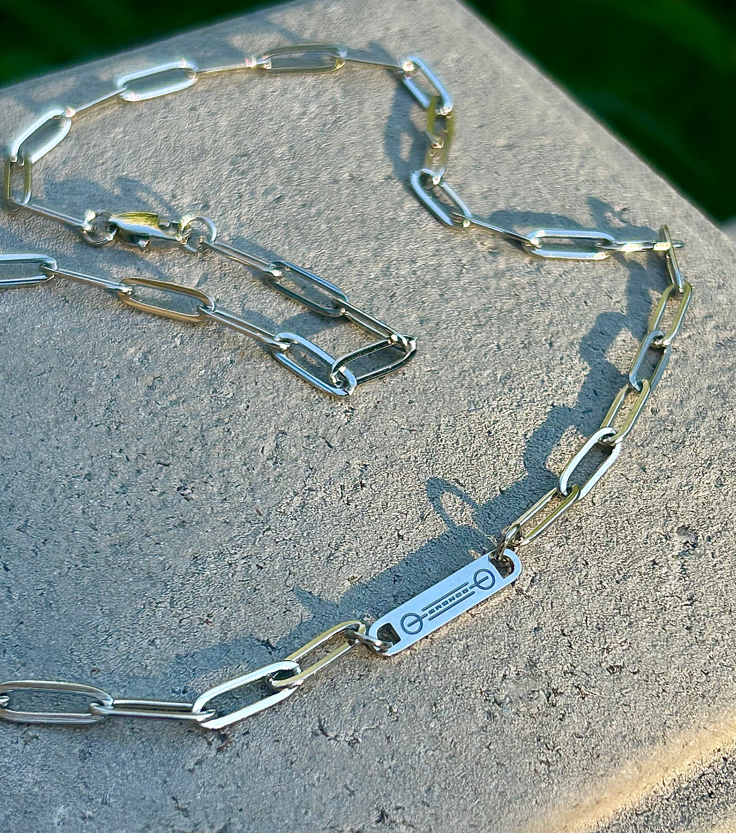 Bronco Paperclip Necklace