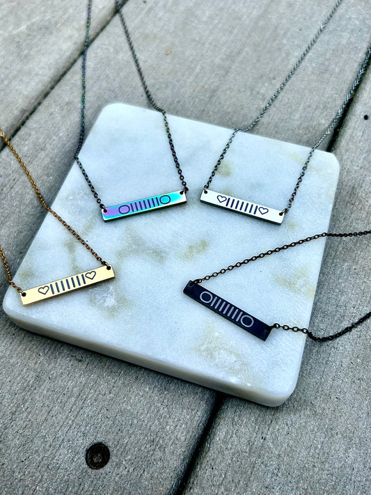 Jeep Grille Necklace
