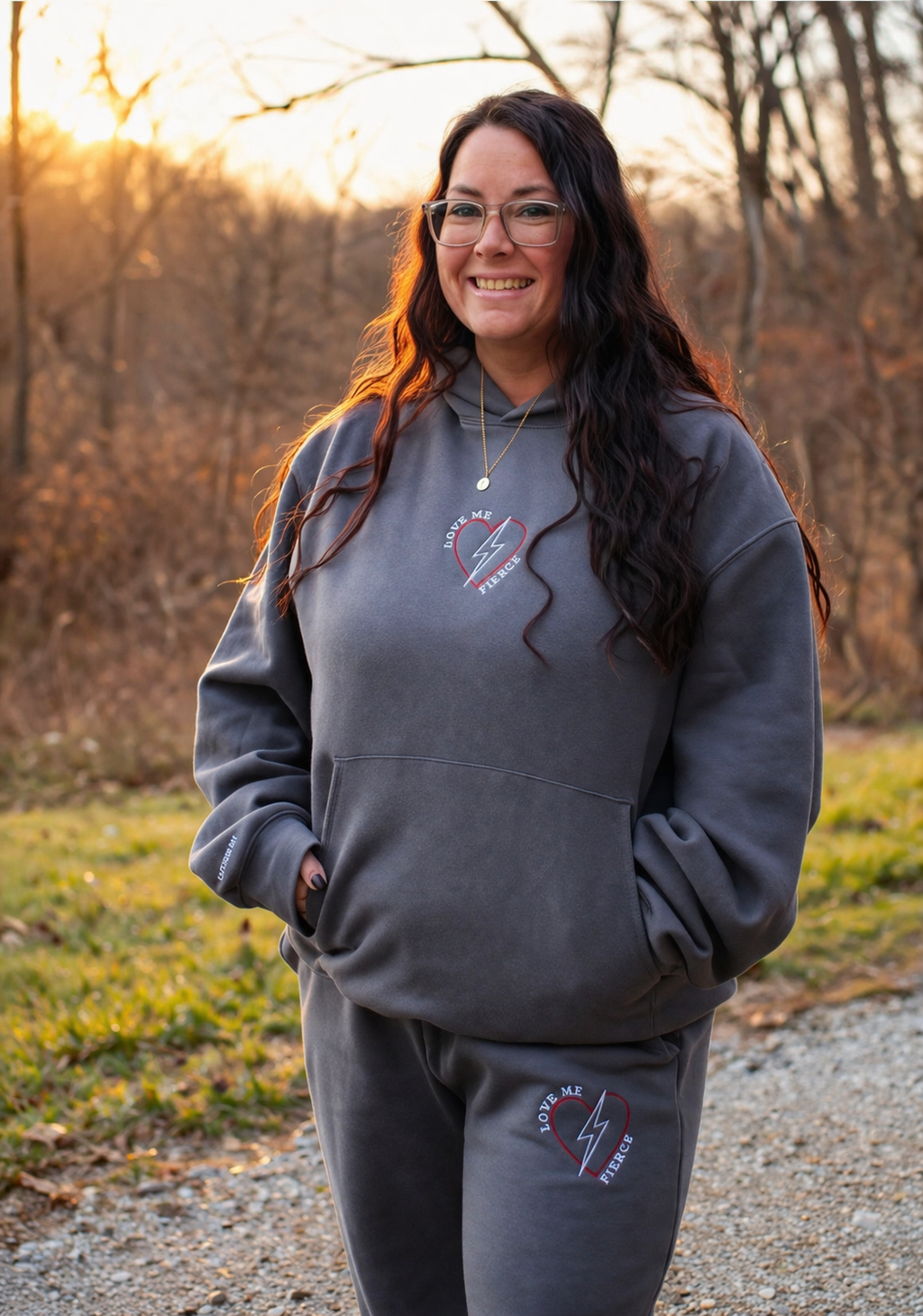 LOVE ME FIERCE OVERSIZED HOODIE