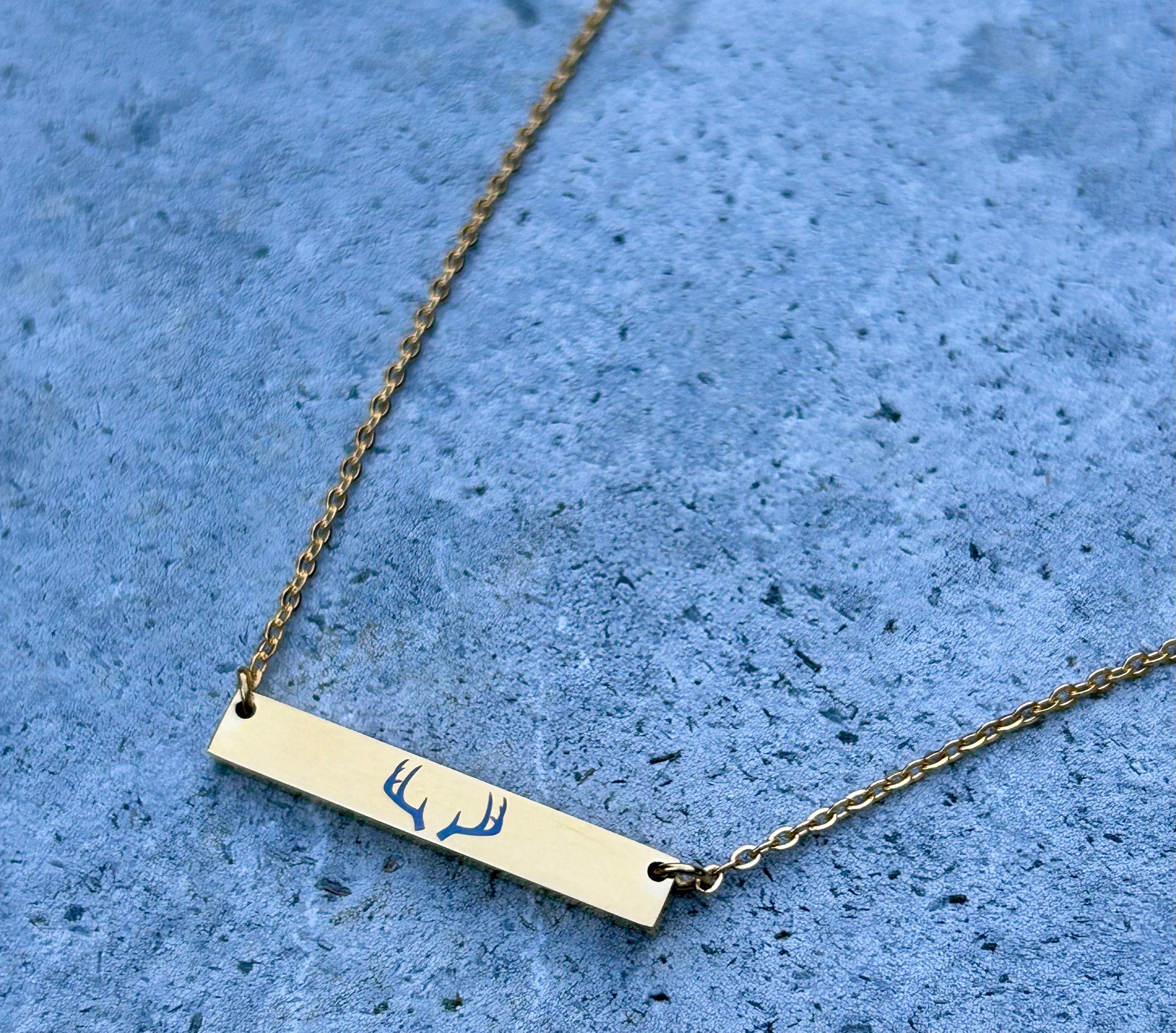 Hunters Mark Antler Necklace