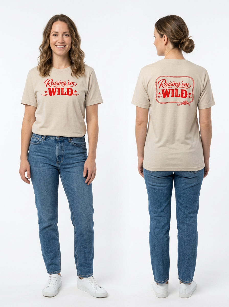 RAISING EM WILD | TEE | LIGHTWEIGHT