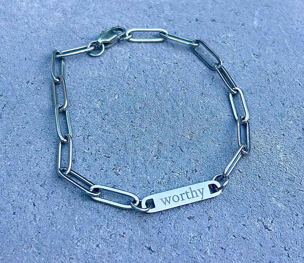 Worthy Paperclip Bracelet