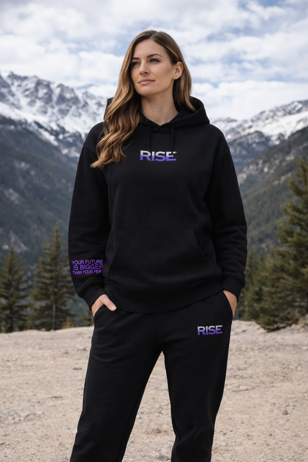 Rise Embroidered Hoody