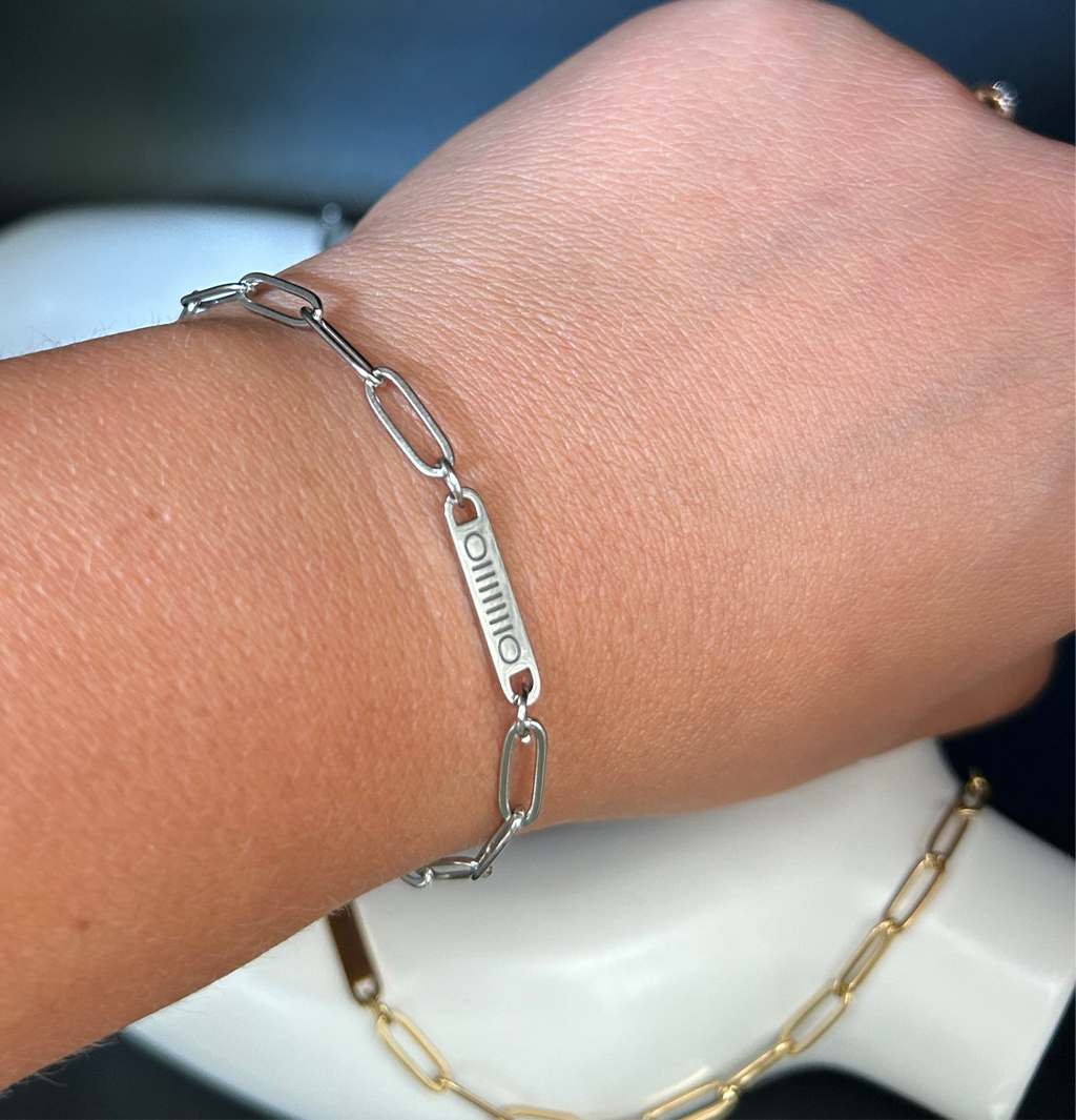 Jeep Grille Paperclip Bracelet
