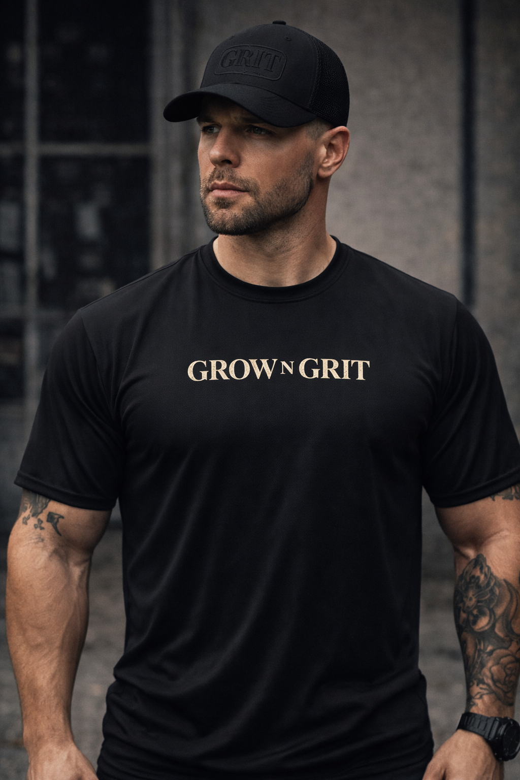 GRIT Black Out Hat - Mens