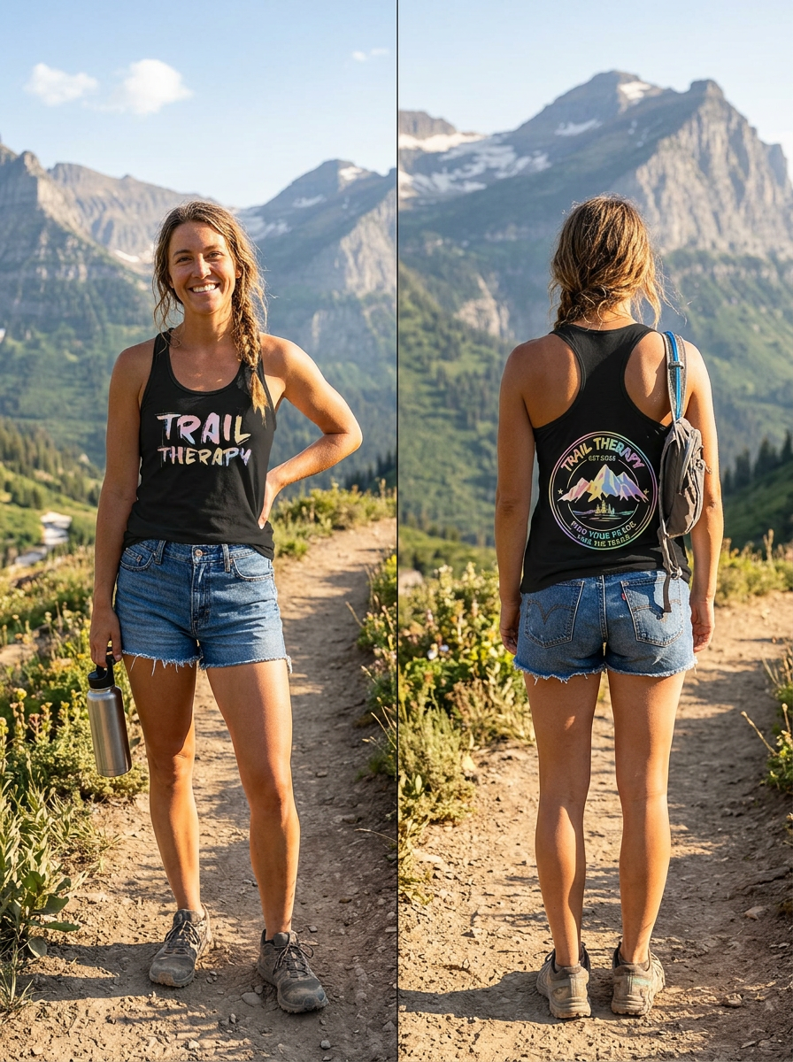 Women’s Racer Tank Top | Trail Therapy