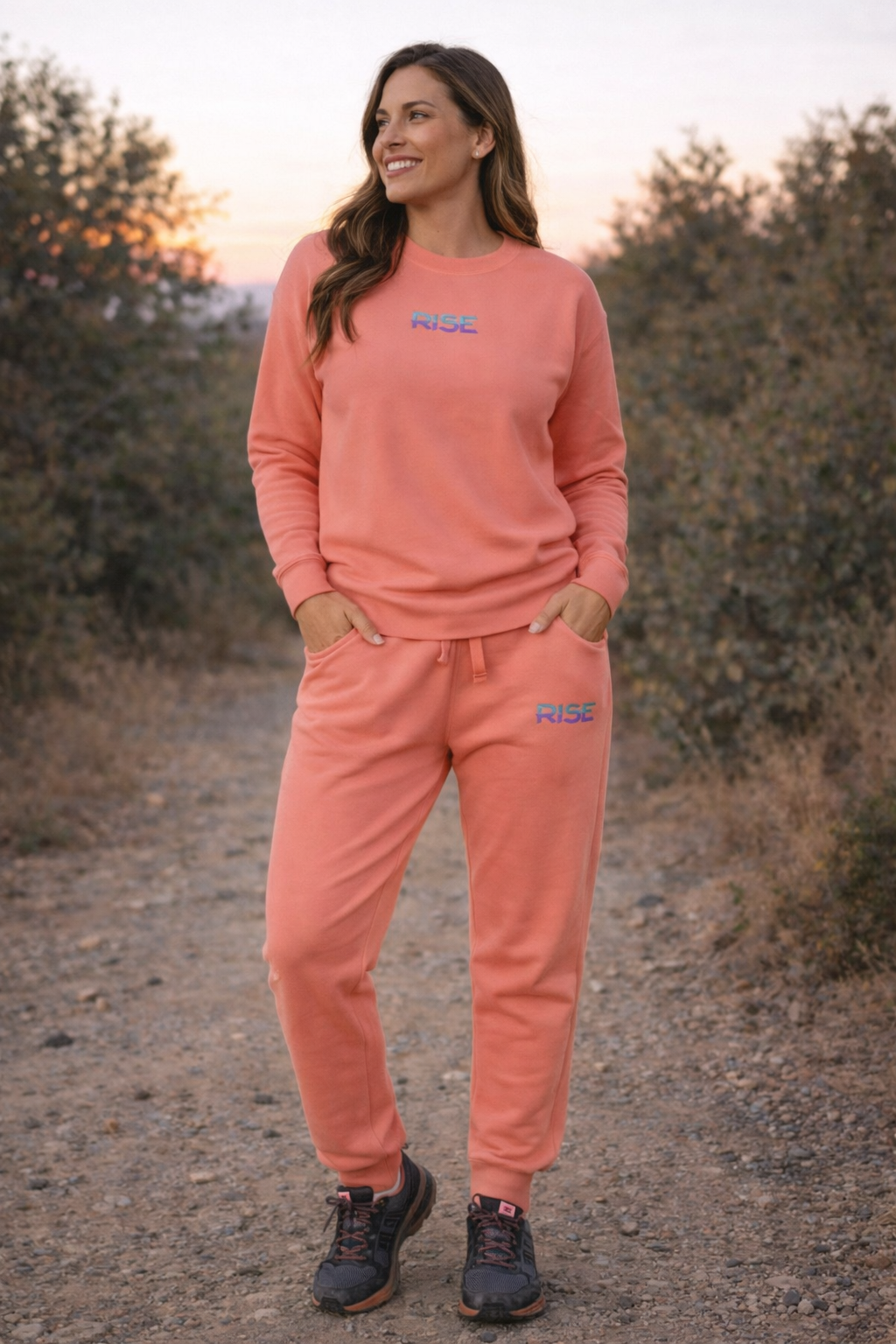 Rise Embroidered Sweatpants