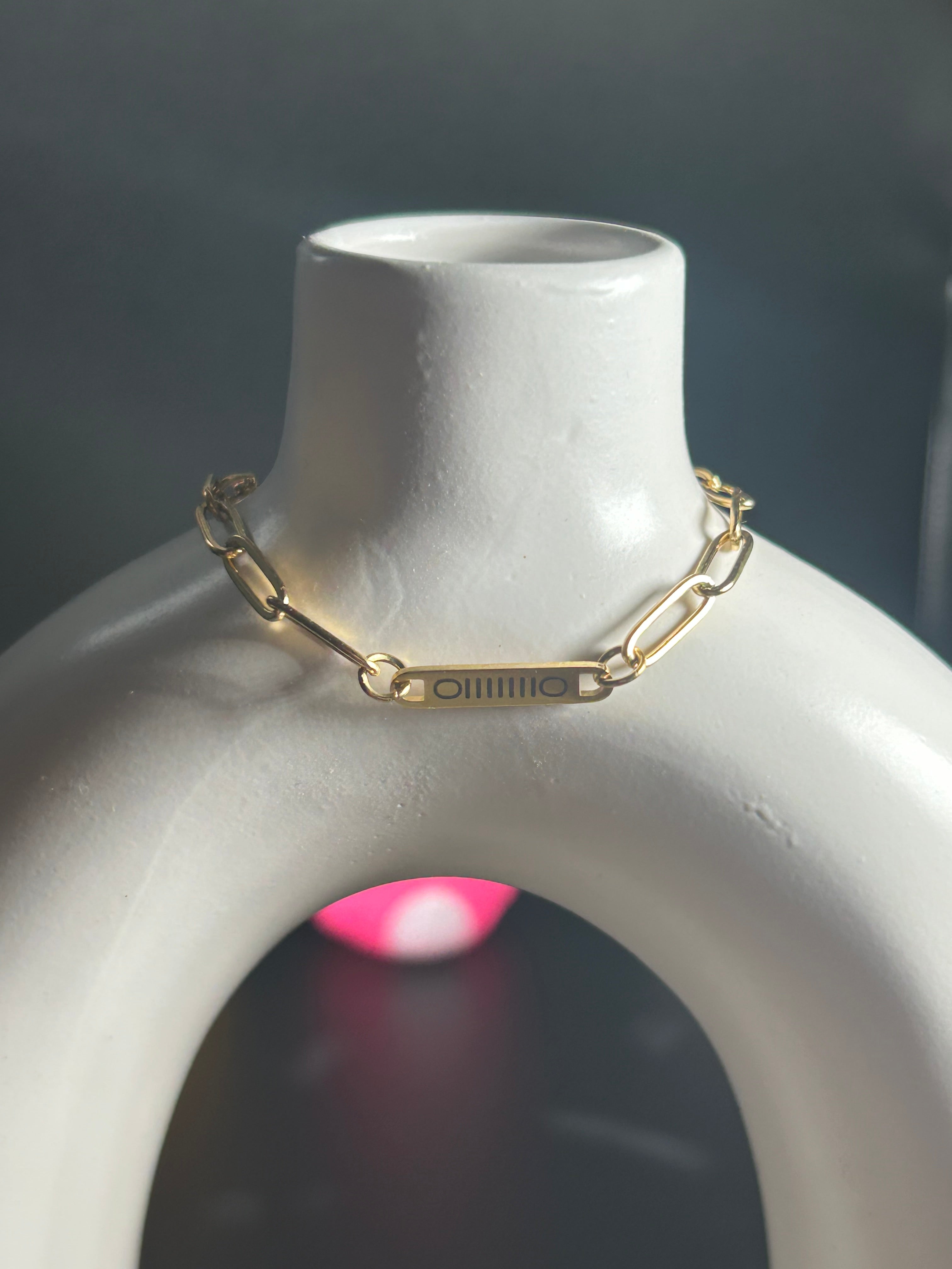 Jeep Grille Paperclip Bracelet