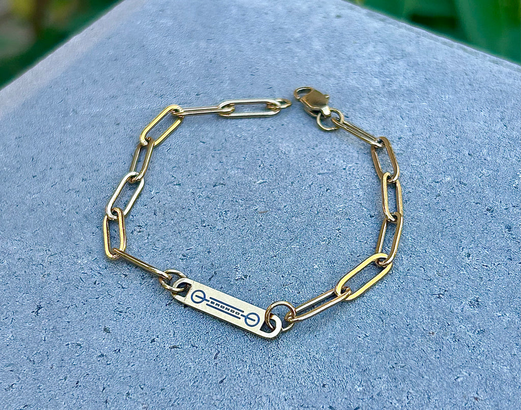 Bronco Paperclip Bracelet