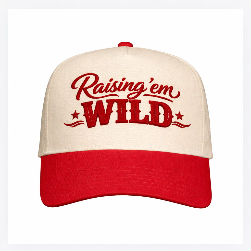 ADULT TRUCKER HAT | RAISING EM WILD