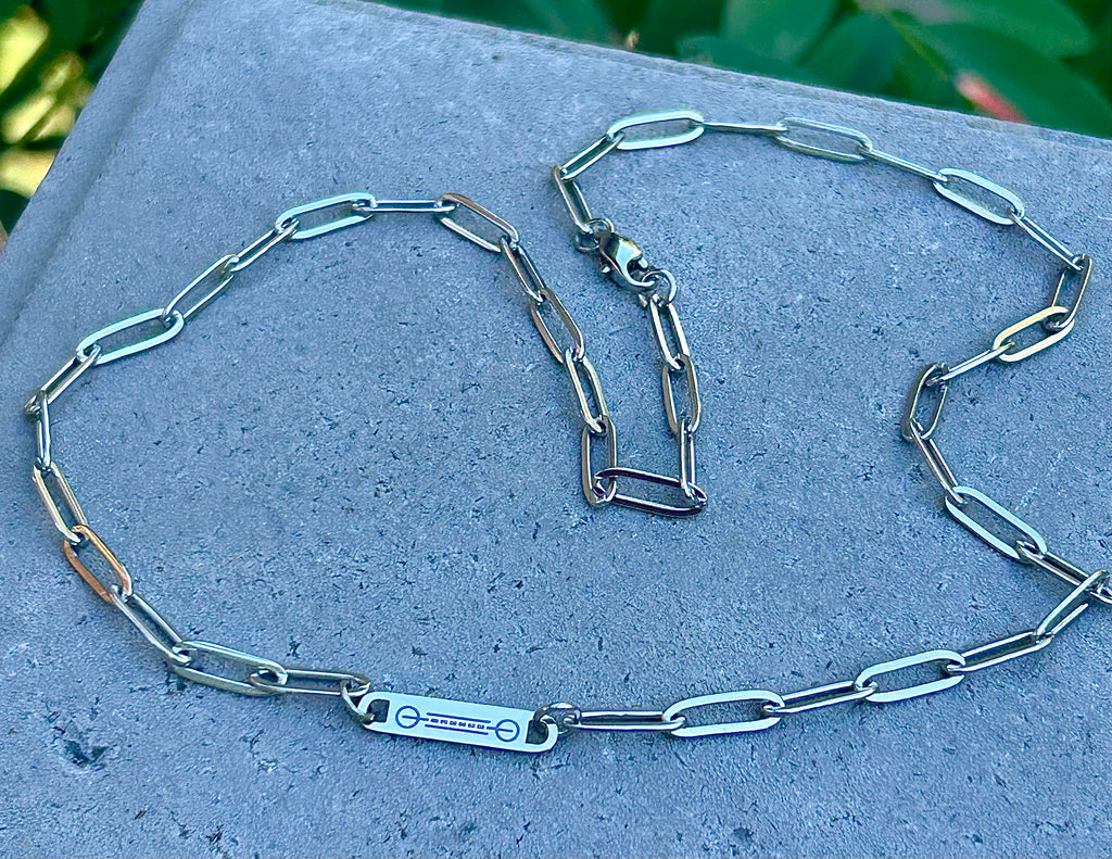 Bronco Paperclip Necklace