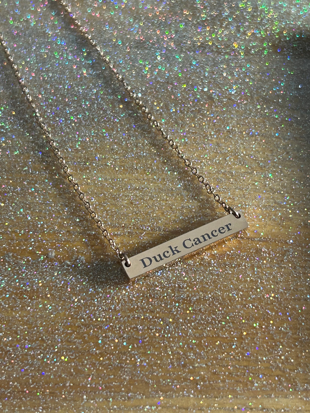 Duck Cancer Jeep grille Necklace