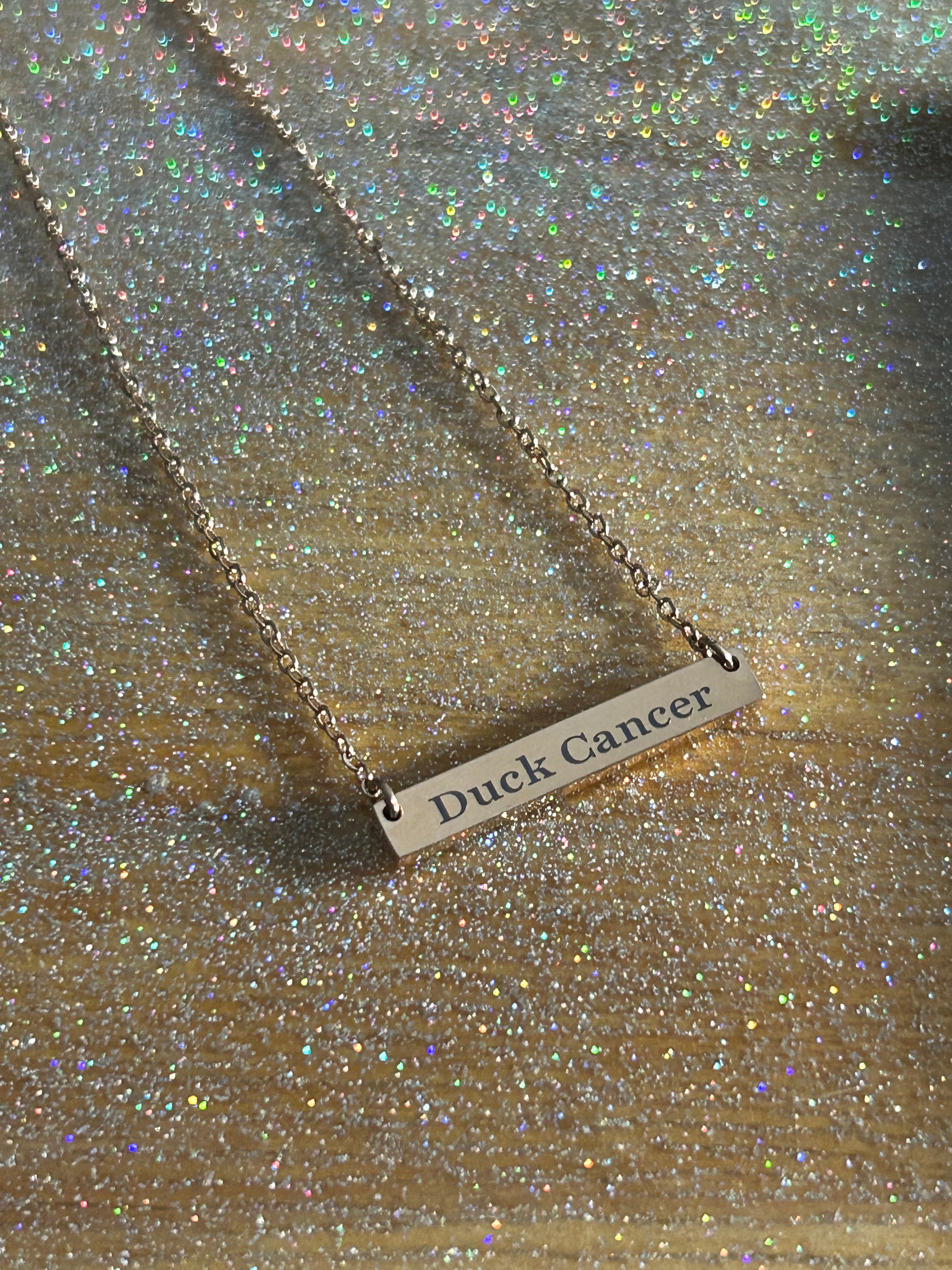 Duck Cancer Jeep grille Necklace