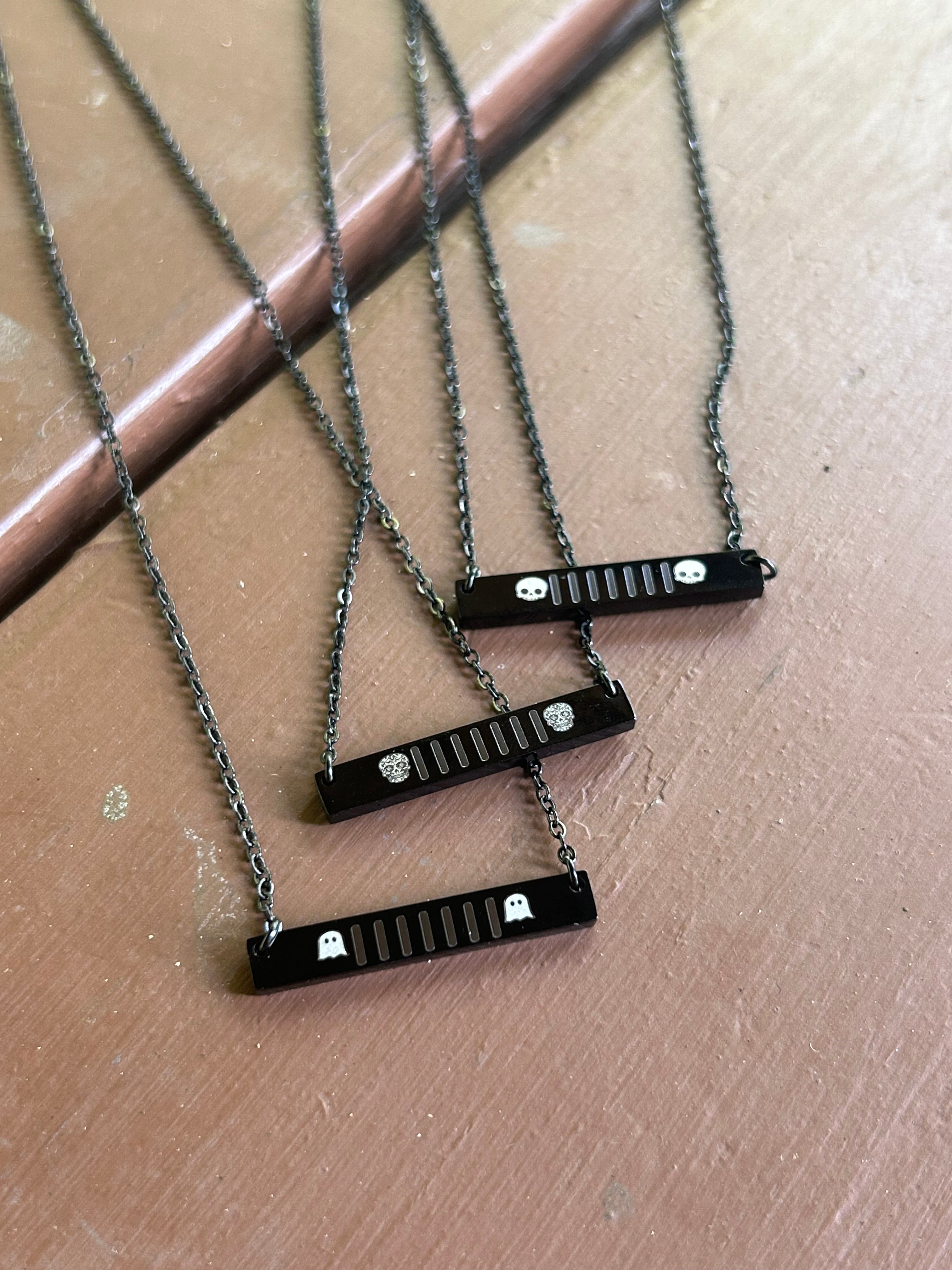 Jeep Grille Necklace- Halloween Edition