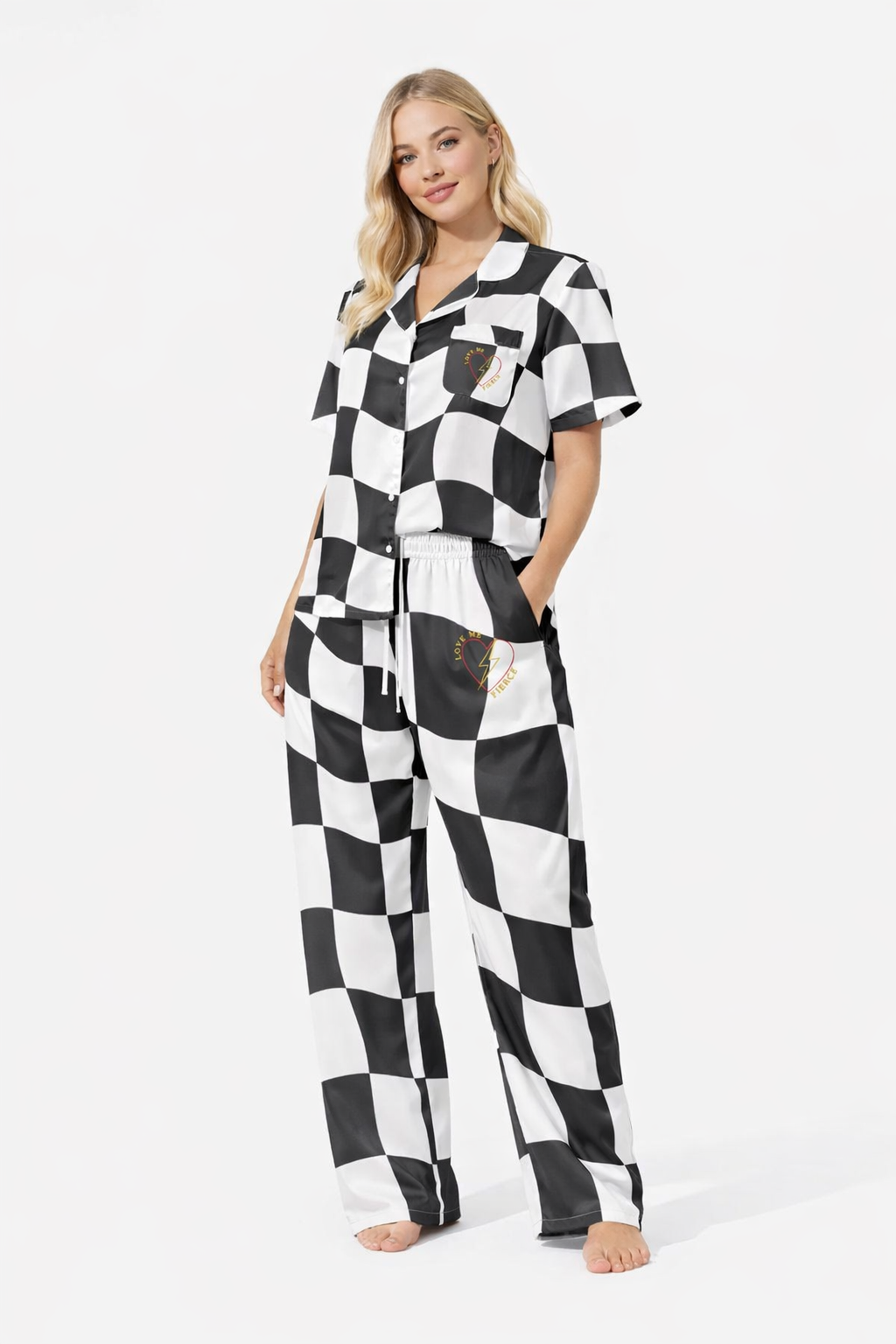 PAJAMA PANTS-CHECKERED