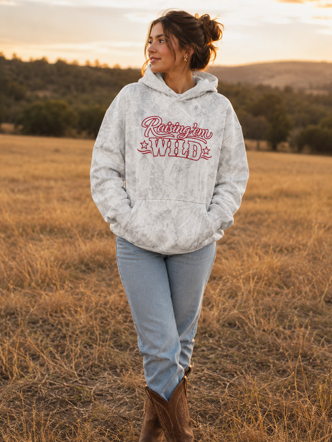 OVERSIZED BIRCH HOODIE | RAISING EM WILD | HEAVYWEIGHT