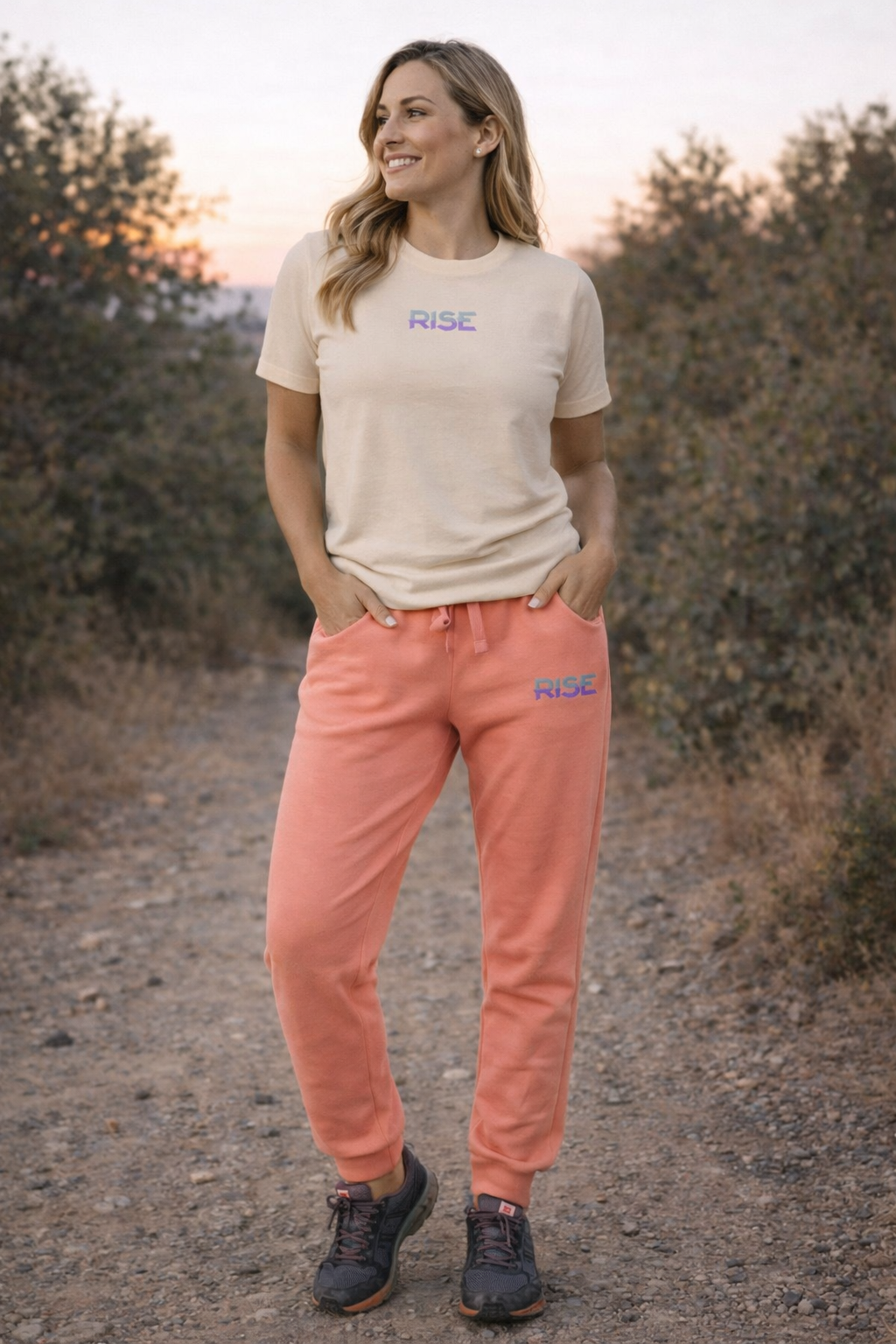 Rise Embroidered Sweatpants