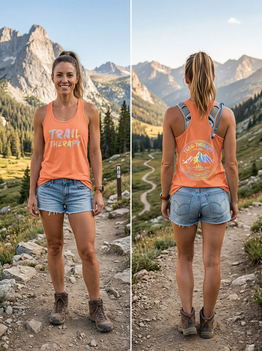 Women’s Racer Tank Top | Trail Therapy