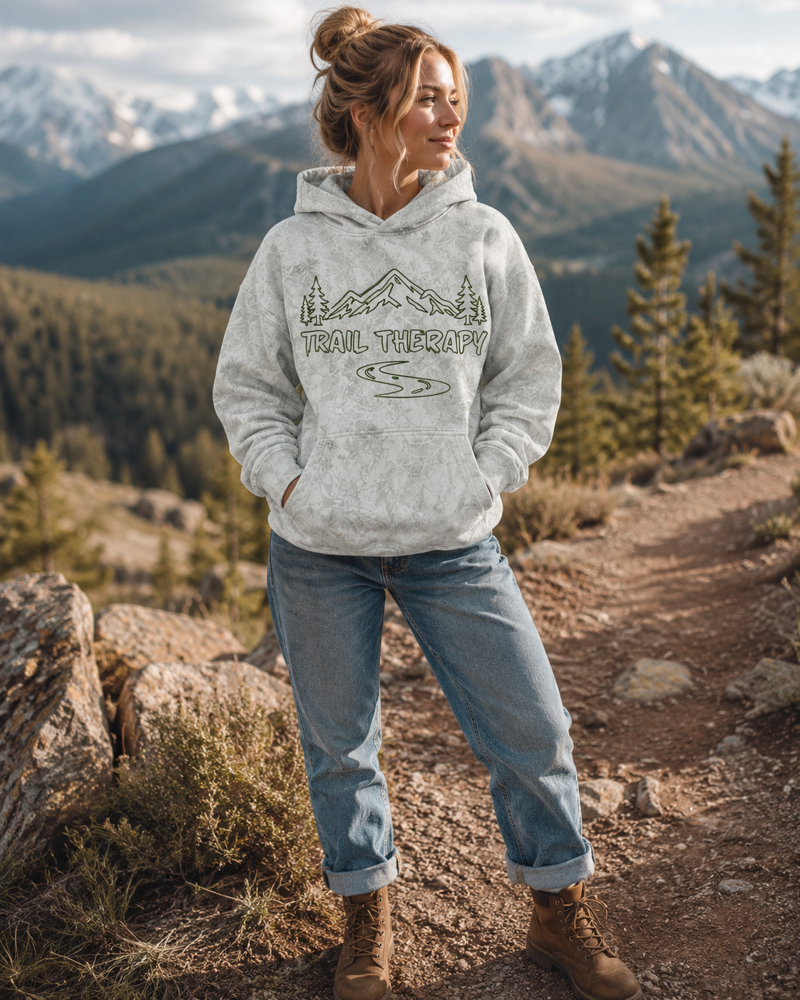 OVERSIZED BIRCH HOODIE | TRAIL THERAPY | HEAVYWEIGHT