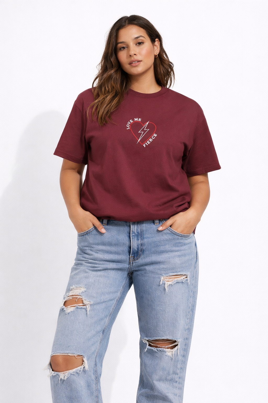 Love Me Fierce Oversized Tee