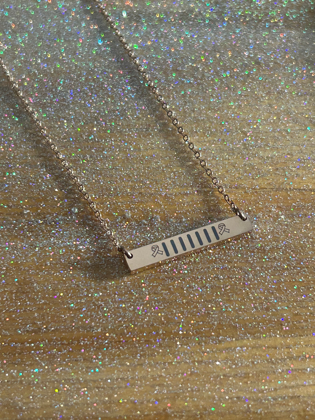 Duck Cancer Jeep grille Necklace