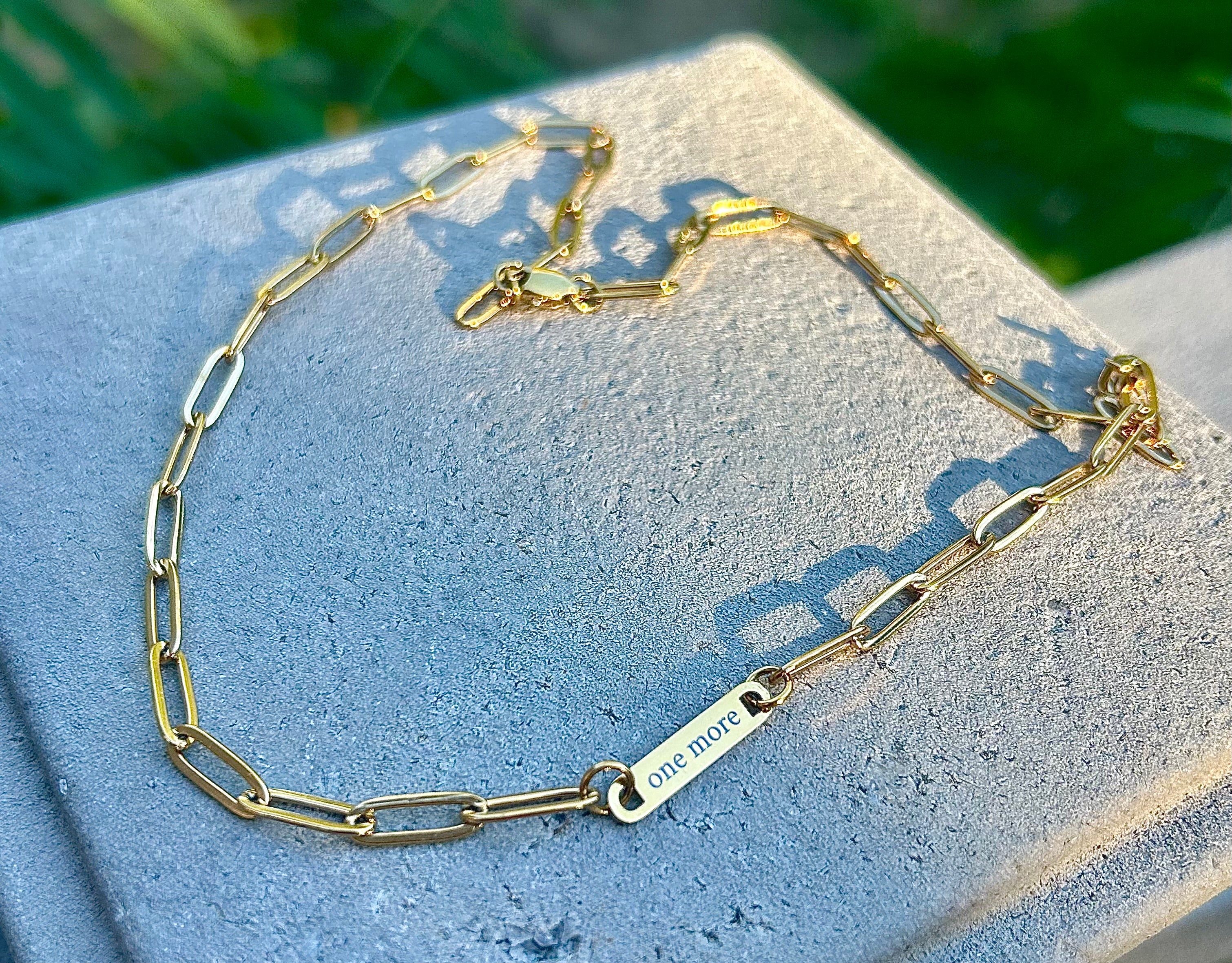 One More Paperclip Necklace