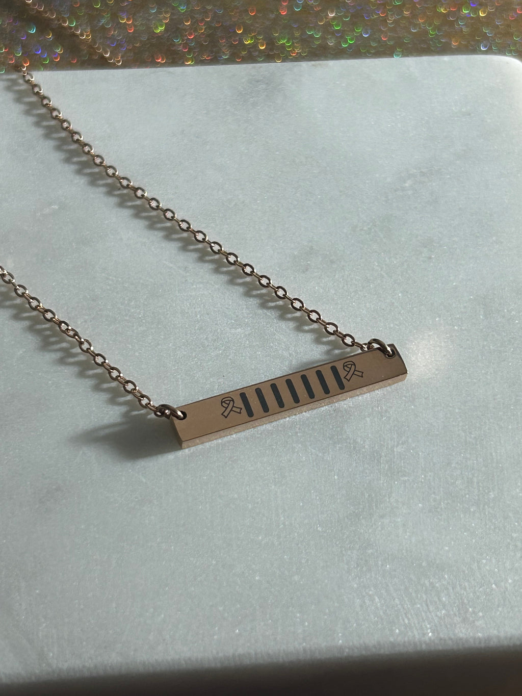 Duck Cancer Jeep grille Necklace