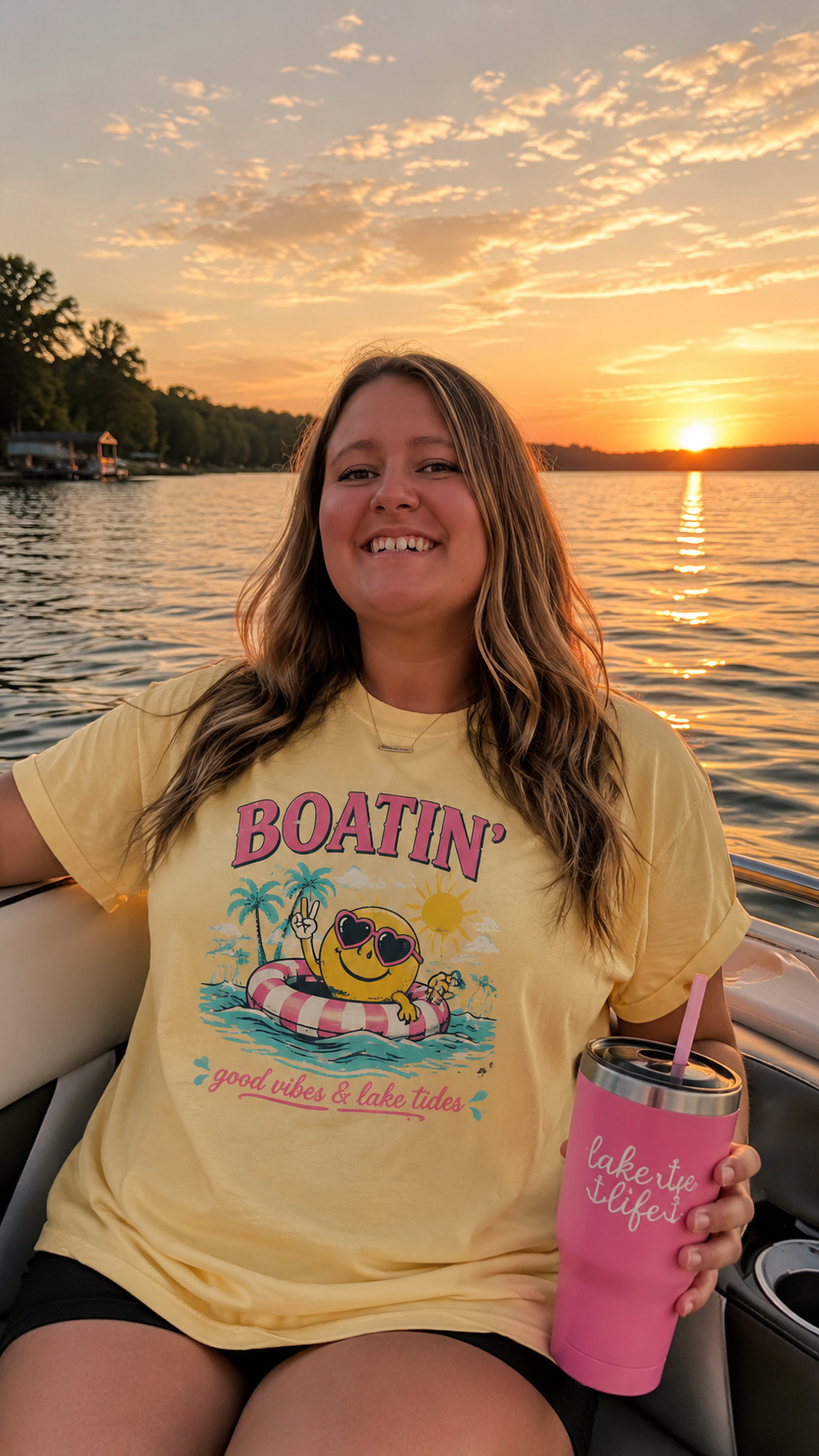 BOATIN LAKE TIDES | COMFORT COLORS