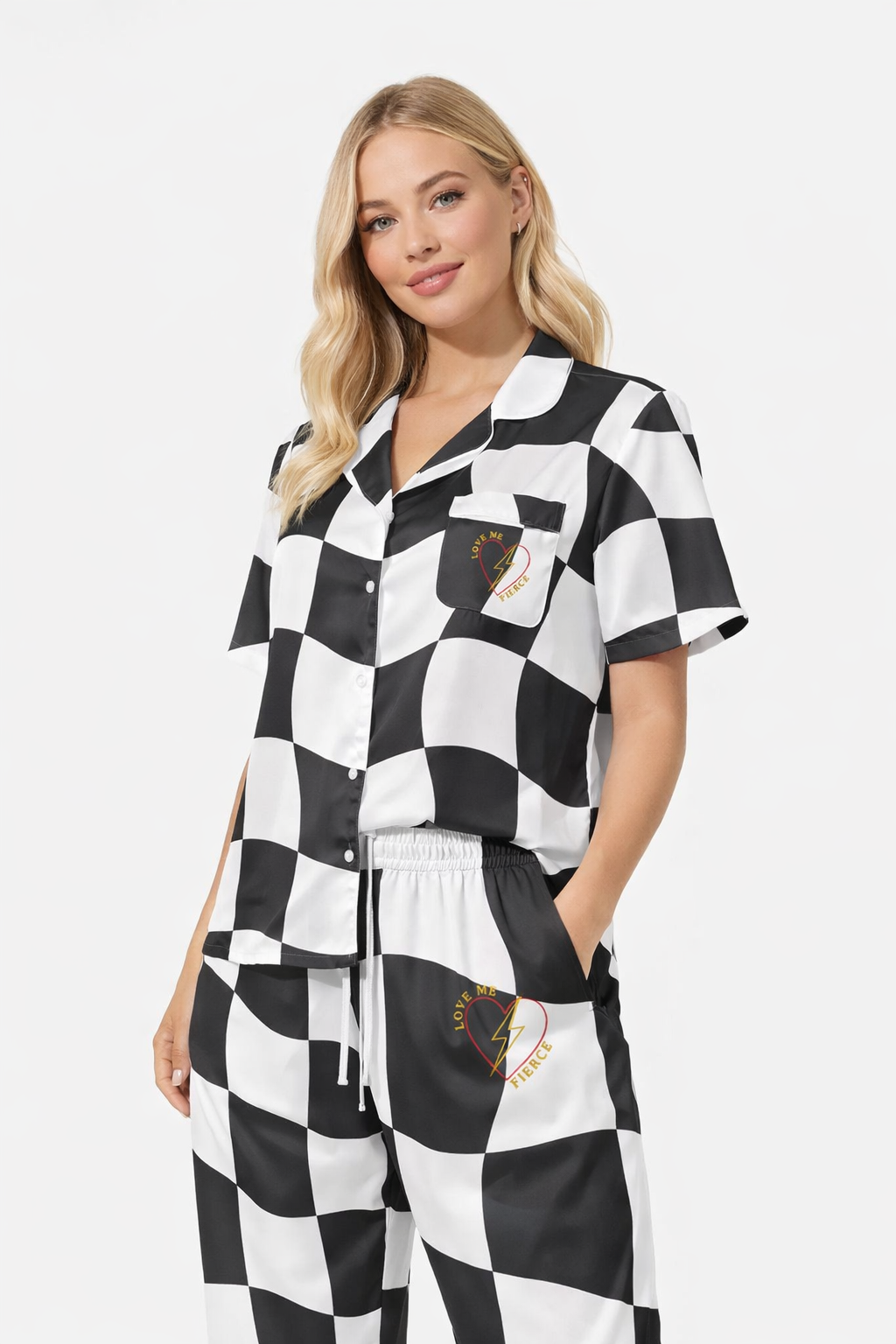 Pajama Top- CHECKERED