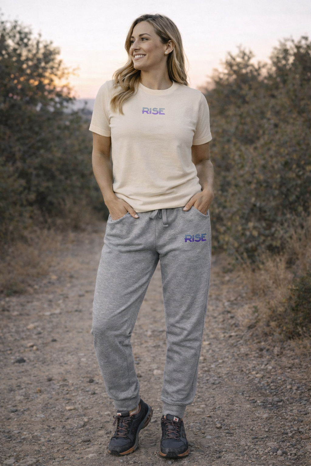 Rise Embroidered Sweatpants
