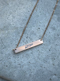 Bronco Cancer Necklace