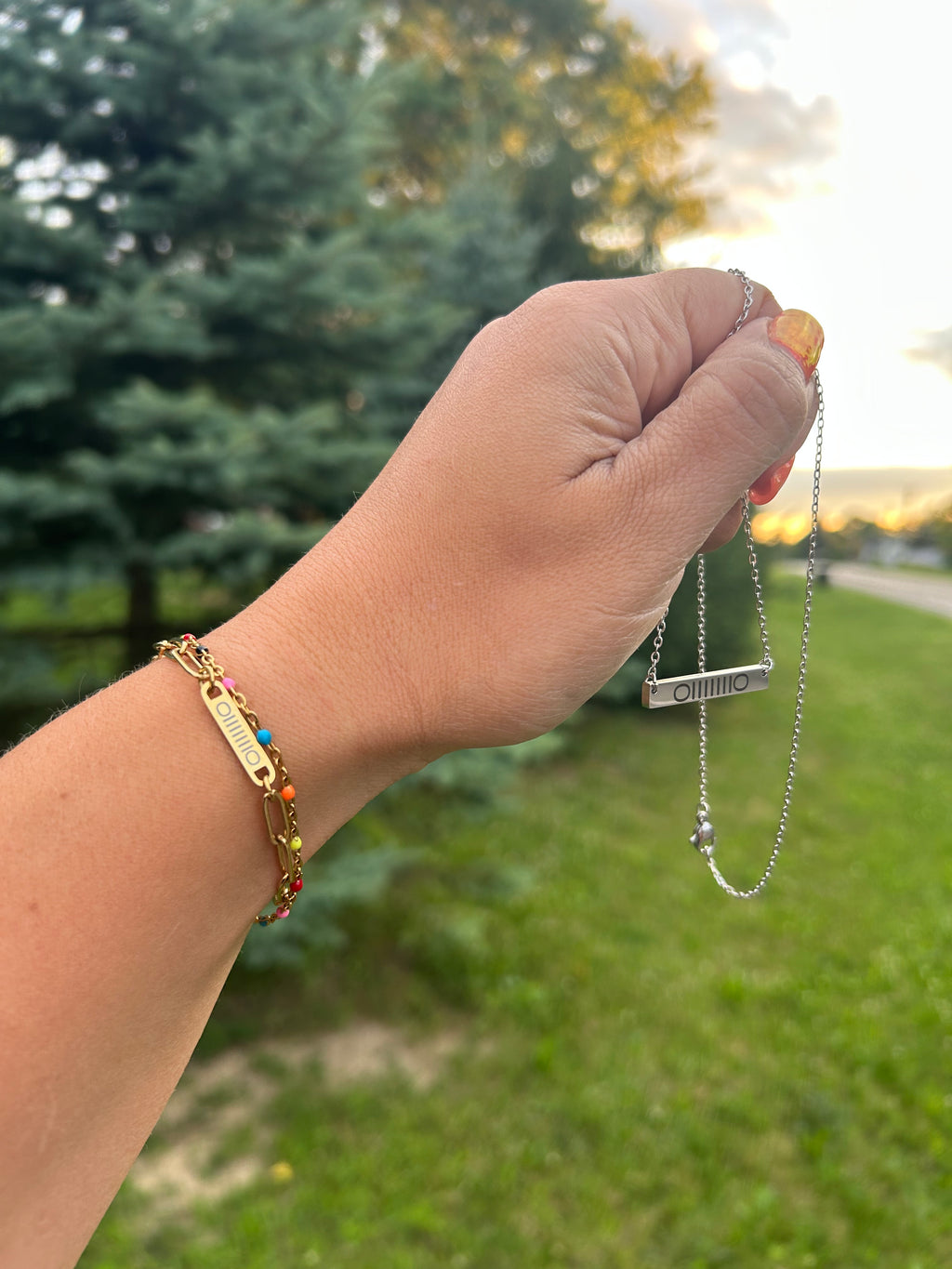 Jeep Grille Paperclip Bracelet